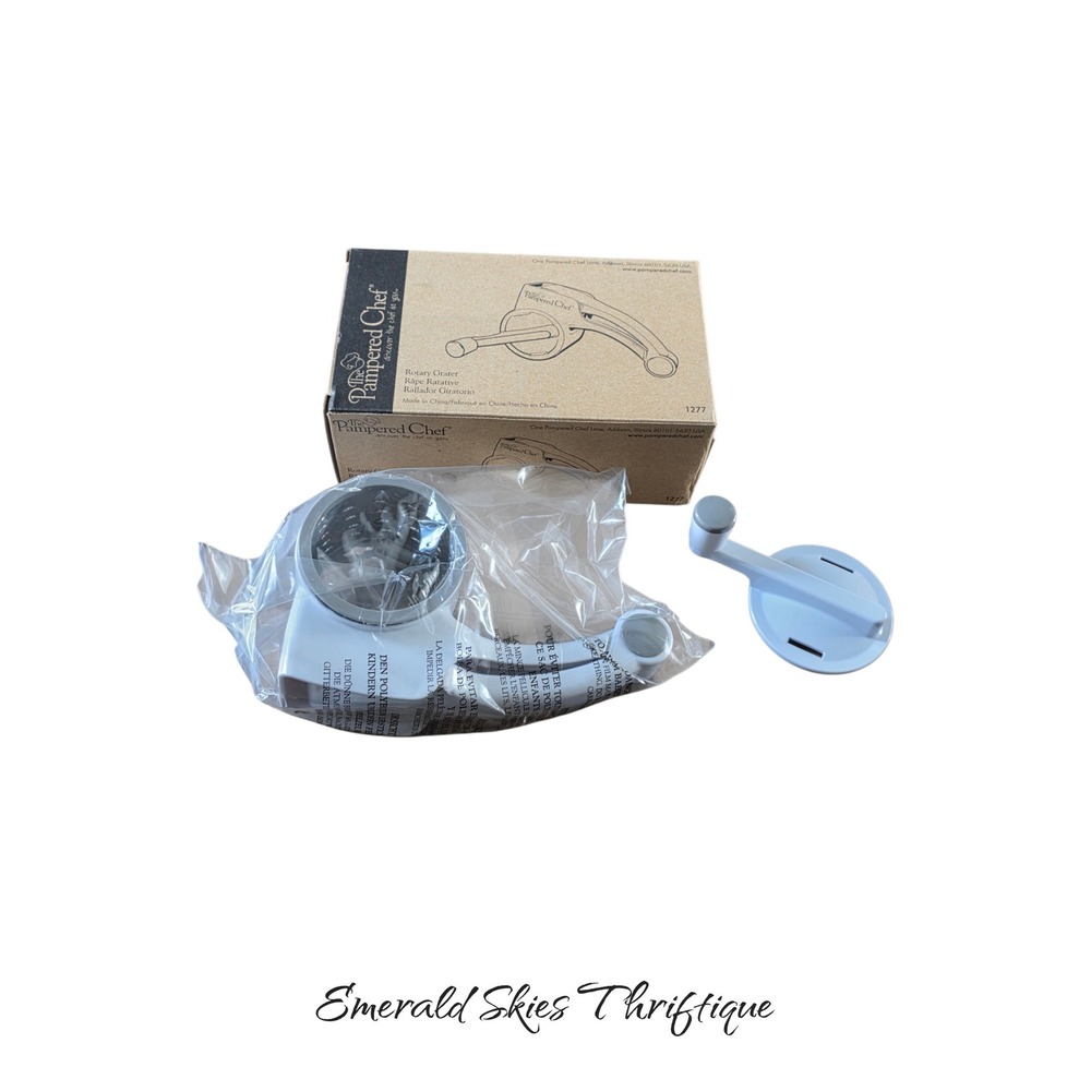 The Pampered Chef - Rotary Cheese Grater - #1277 kitchen tool cheese grater